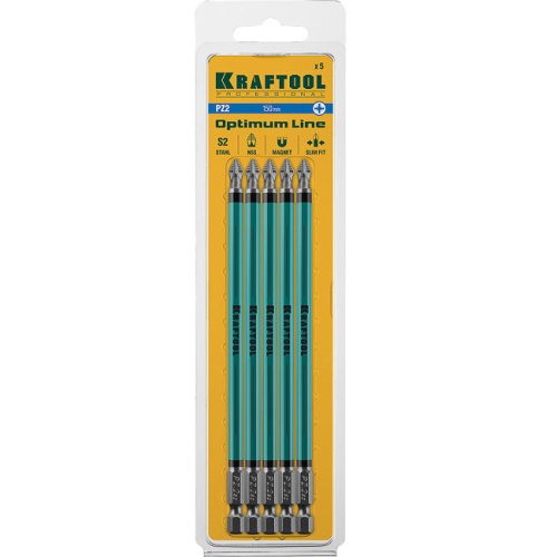 Бита Kraftool Optimum Line PH2х150, сталь S2 26122-2-150-5 1 шт  картинка